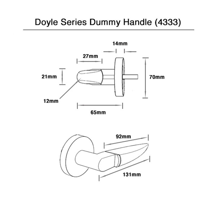 Dummy Handle (4333) Doyle Series The Tapware Outlet