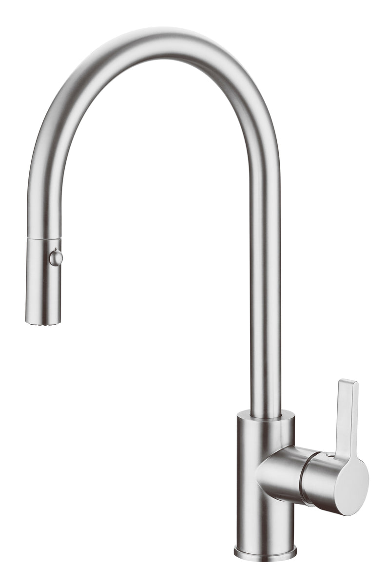 Ocean Deluxe Pull Out Kitchen Sink Mixer Chrome The Tapware Outlet