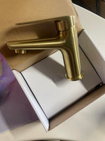 Solange Basin Mixer - Brushed Gold