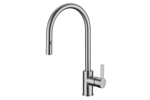 Pacifica Deluxe Pull Out Kitchen Sink Mixer - Brushed Nickel