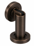 Byron Round Shaped Magnetic Door Stop - Antique Brass