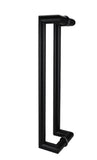 1000mm Matt BlackEntry Door Pulls (Pair) - Hamilton Series