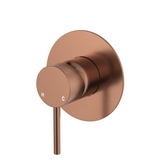 Cobre Wall Mixer - Brushed Copper