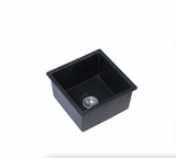 Pyragranite Kitchen Sink Single Bowl 450mm - Matt Black