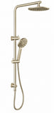 Airlie Round Multifunction Combo Shower rail - French Champagne Brass