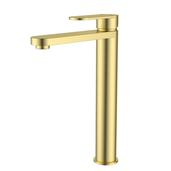 Delphine Basin Mixer Tall - Brushed Gold