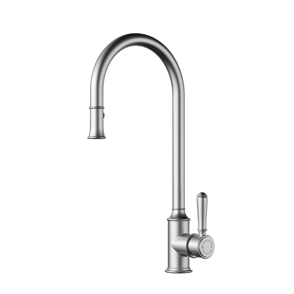 Birmingham II Deluxe Pull Out Sink Mixer - Brushed Nickel