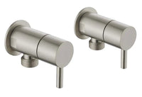 Coral Washing Machine Taps -Brushed Nickel