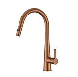 Cobre II Pull Out Kitchen Sink Mixer - Brushed Copper