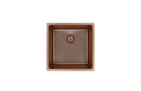 Cobre Above/Undermount Kitchen Sink 440mm x 440mm - Brushed Copper