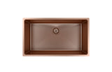 Cobre Above/Undermount Kitchen Sink 770mm x 445mm - Brushed Copper