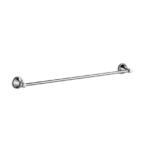 Birmingham Single Towel Rail 800mm - Chrome