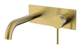 Pacifica Wall Spout & Mixer Combination - Brushed Gold