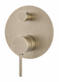 Airlie Wall Mixer Diverter - French Champagne Brass