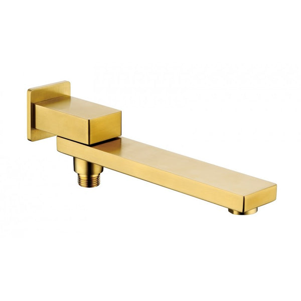 Solice Bath Spout with Diverter - Brushed Gold