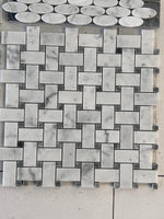 Natural Stone Marble Carrara Mosaic Sheet - Geo Dominica