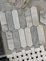 Natural Stone Marble Carrara Mosaic Sheet - Carrara Malibu