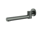 Round Swivel Bath Spout - Gunmetal