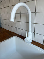 Penelle Deluxe Kitchen Sink Mixer - Matt White