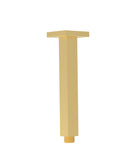 Square Ceiling Drop Down Shower Arm 300mm - Brushed Gold