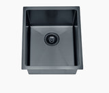 Eva Above/Undermount Single Bowl 340mm x 400mm - Matt Black