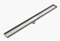 Tile Insert Floor Waste Brushed Nickel - 900mm