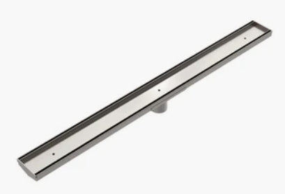 Tile Insert Floor Waste Brushed Nickel - 900mm