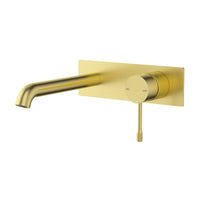 Coco Wall Mixer & Spout Combination - Brushed Gold