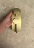 Pacifica Bella Wall Mixer Diverter - Brushed Gold