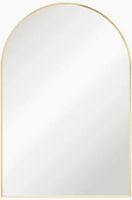 Mirror Arch 600mm- Brushed Gold