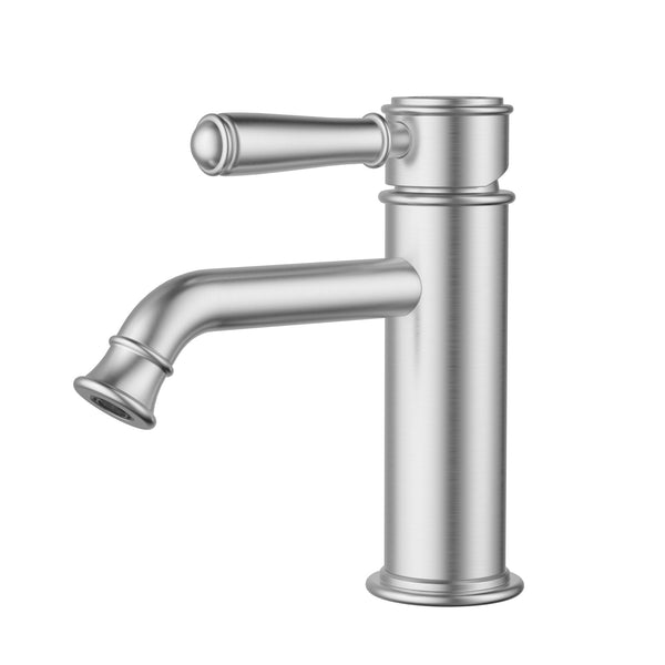 Birmingham II Classical Basin Sink Mixer - Brushed Nickel