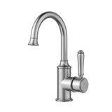 Birmingham II Gooseneck Basin Sink Mixer - Brushed Nickel