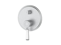 Birmingham Classical Shower & Bath Mixer Diverter  - Brushed Nickel