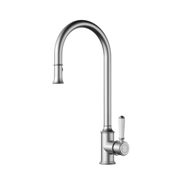 Birmingham Deluxe Pull Out Sink Mixer - Brushed Nickel