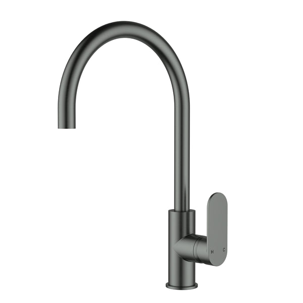 Delphine Kitchen Sink Mixer - Gunmetal
