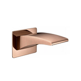 Cobre Waterfall Bath Spout - Brushed Copper