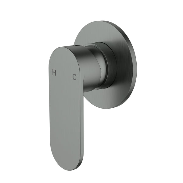 Delphine Shower & Bath Mixer - Gunmetal
