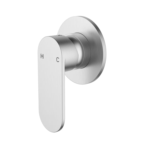 Delphine Shower & Bath Mixer - Brushed Nickel