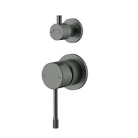 Coco Shower & Bath Mixer Diverter - Gunmetal