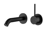 Amalfi Wall Mixer & Spout Set - Matt Black