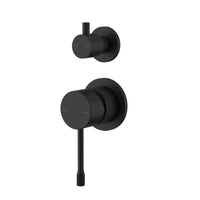Coco Shower & Bath Mixer Diverter - Matt Black