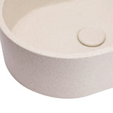 Bondi Concrete Counter Top Vanity Basin - Pale Yellow