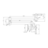 Birmingham Pot Filler - Matt Black