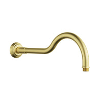 Birmingham Shower Arm - Brushed Gold