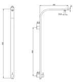 Amarna Combo Shower Set - Gunmetal