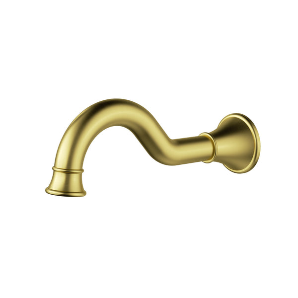 Birmingham II Wall Spout - Brushed Gold