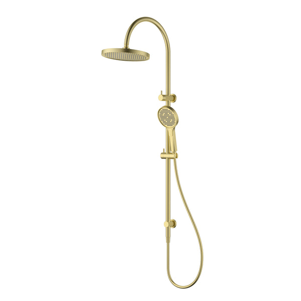 Bronte Gooseneck Combo Shower Set - Brushed Gold