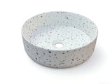 Mimi Counter Top Vanity Basin - White Terrazzo