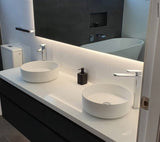 Flores Basin Mixer Tall - Chrome