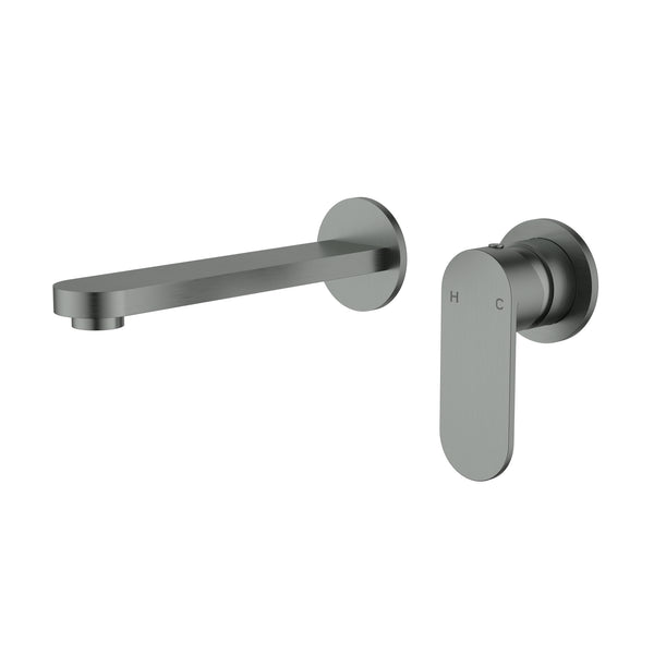 Coral Wall Spout & Mixer Combination - Gunmetal